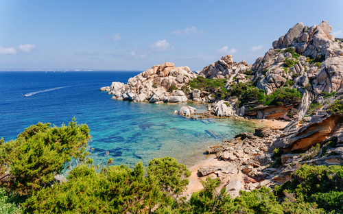 Insel Sardinien im Mittelmeer