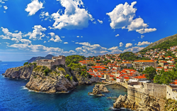 Dubrovnik an der Adriaküste in Dalmatien, Kroatien