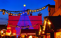 Potsdamer Weihnachtsmarkt in Brandenburg, Deutschland