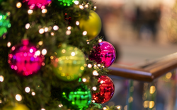 geschmückter Weihnachtsbaum