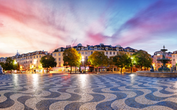 Rossio-Platz in Lissabon, Portugal
